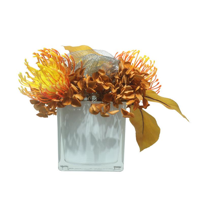 现代轻奢假花仿真花摆设茶几餐桌桌花样板间售楼部卫生间装饰花艺