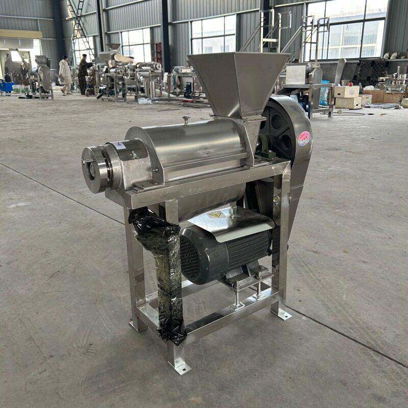 大型果蔬螺旋榨汁机火龙果辣椒西红柿玉米土豆石榴工业304设备