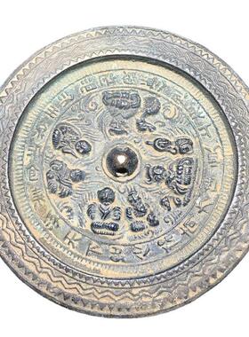 厂家铜器做旧仿古铜镜古典装礼品创意古玩收藏新品地摊工艺品