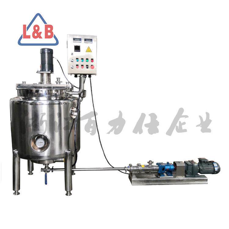 不锈钢多功能搅拌输送系统酱料配料搅拌罐厂家1000L搅拌罐