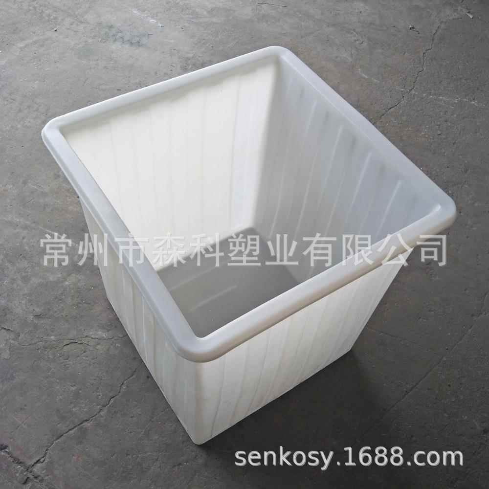 1000L方形塑料箱 滚塑牛筋pe方桶 1吨敞口塑料储水桶方形深水箱