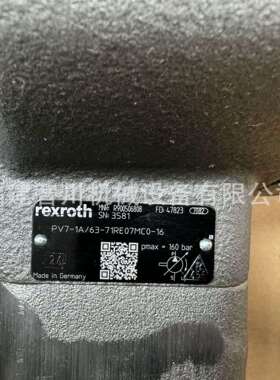 Rexroth力士乐叶片泵R900506808 PV7-1X/63-71RE07MC0-16
