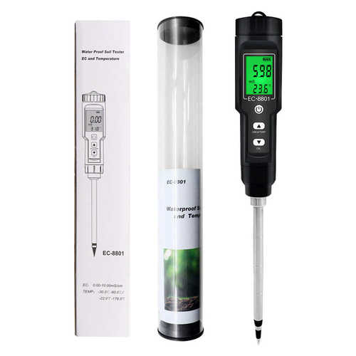 测试仪新型ec试验农业、花园农场园艺植物土壤盆栽8801-器/ectemp