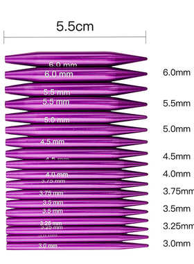 迷你5..环形9工具编织36可拆卸付0mmpu针超短套装-.05cm包