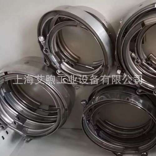 不锈钢V形卡箍 狭小空间螺栓拧紧快速安装管夹