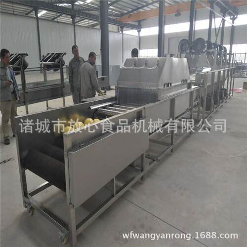 连续水果打蜡清式洗机柚子柑橘苹果ZSM打蜡机厂家直销水打果蜡机