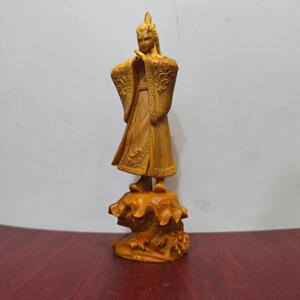 崖柏木雕敖丙雕刻实木木雕家居摆件工艺品车载木质家用文玩装饰