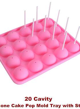 Silicone Cake Pop Mold Lollipop Baking Mold Tray Candy PopS