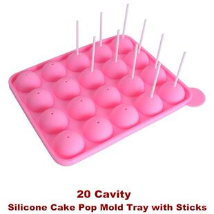 Silicone Cake Pop Mold Lollipop Baking Mold Tray Candy PopS