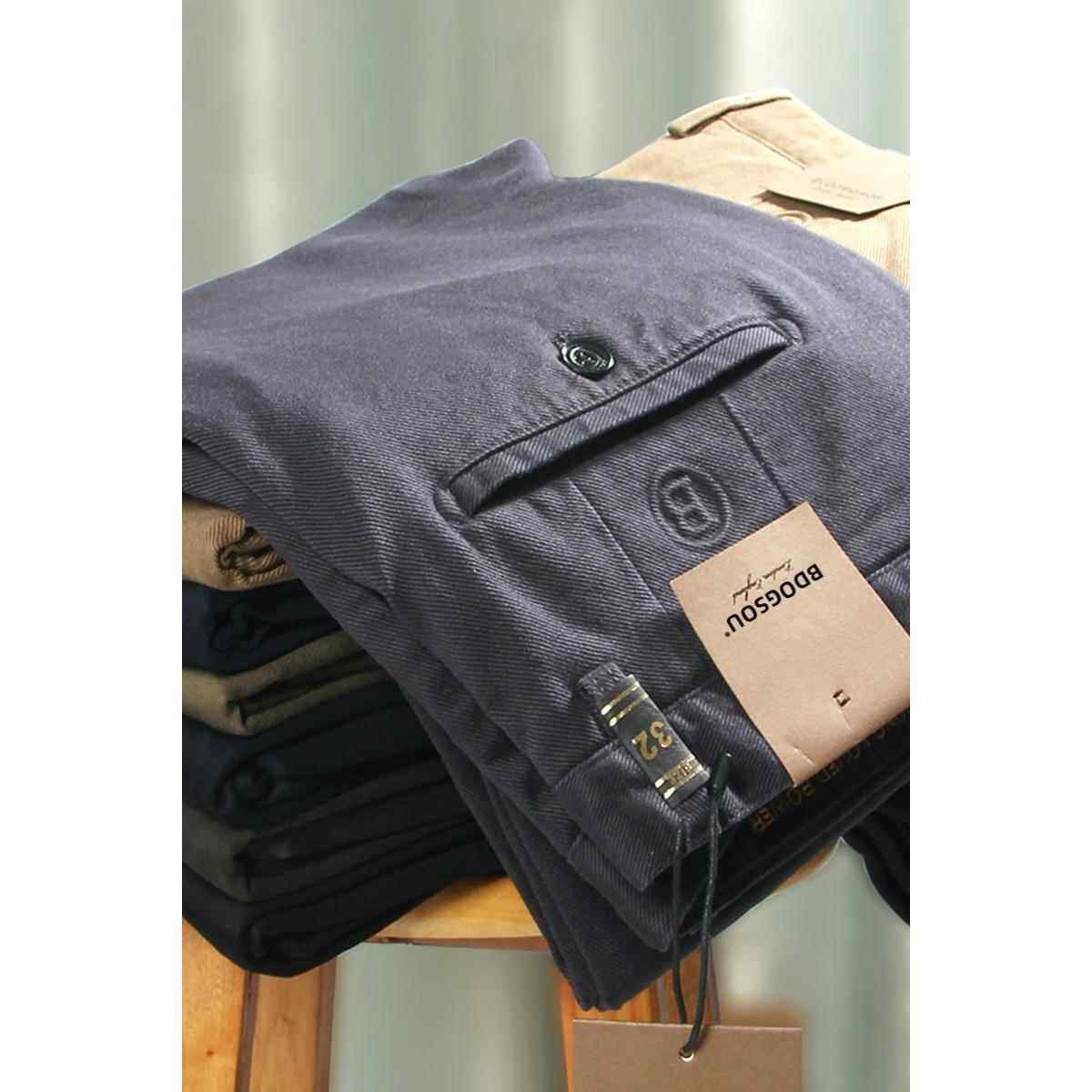 高档商务纯棉休闲裤男士春夏薄款免熨烫直筒宽松透气高弹力长裤子