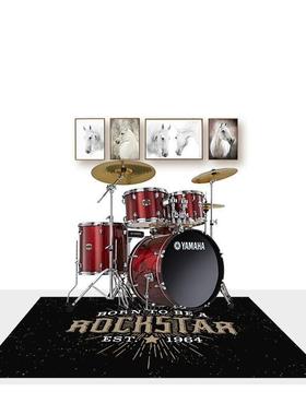打击乐器地毯地垫 drum set carpet mat 架子鼓隔音地垫