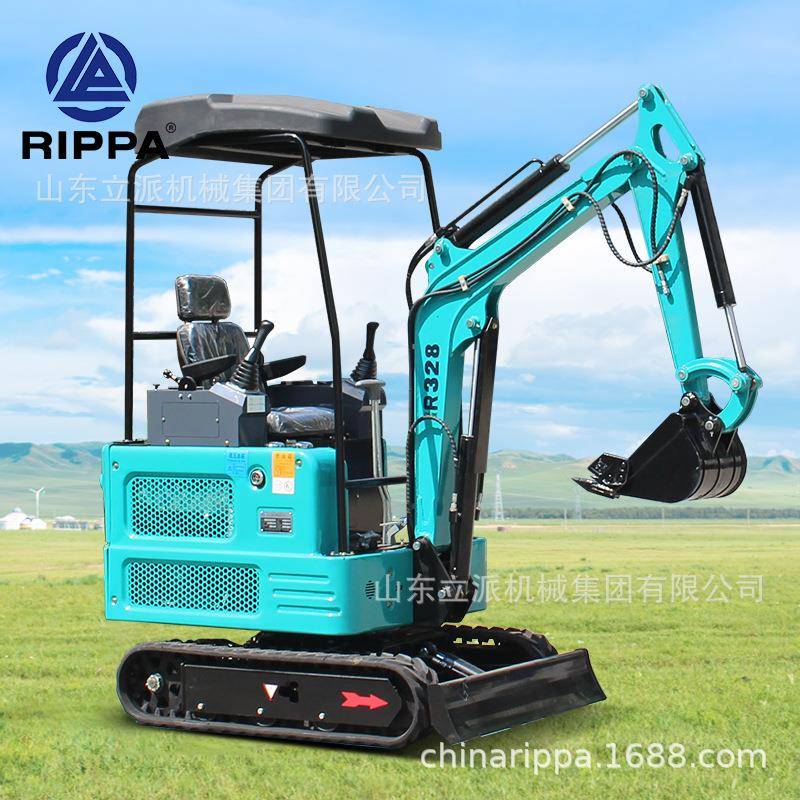 小型挖掘机R28家用挖土农用小挖机挖地果园开荒大棚立派rippa28