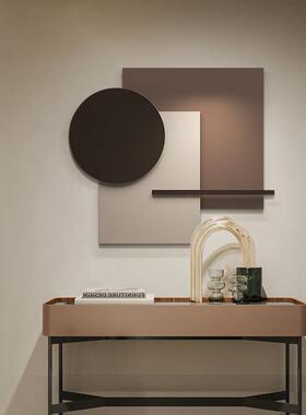 现代简约轻奢客厅沙发装饰画3D立体意式极简玄关挂画餐厅壁画高档