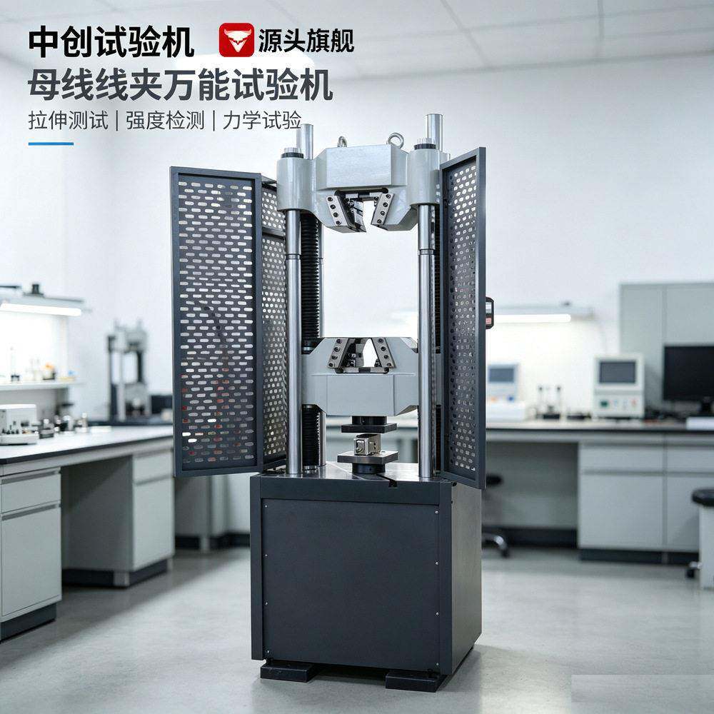 母线线夹万能试验机电力金具拉力测试机10吨300kN 液压万能试验机