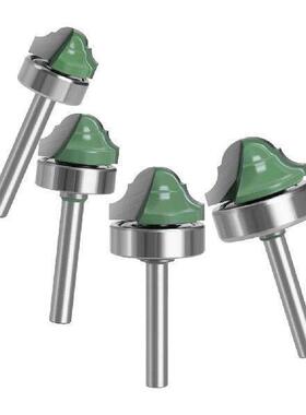 4pcs 1/4inch Shank Bilateral Frame Line Router Bit Double
