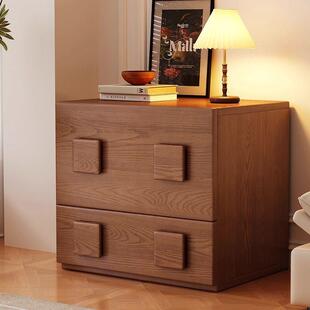 中古风卡门柜实木斗柜客厅靠墙储物柜卧室床头电视柜复古餐边柜