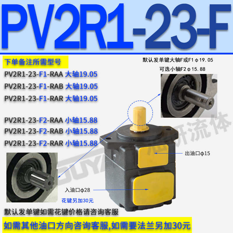 3113液压//pv2r1 /12 812  1733pv2r3//-2414/叶片1910-泵pv2r2