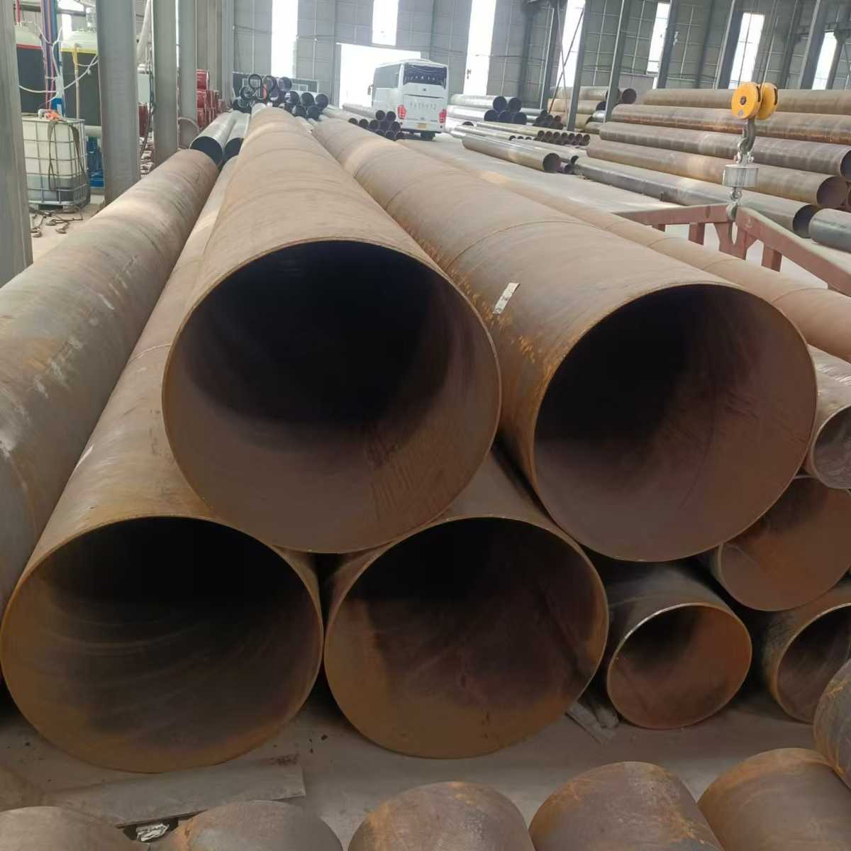 大口径螺旋钢管厚壁无缝污水处理防腐不锈钢管高频焊接螺旋钢管