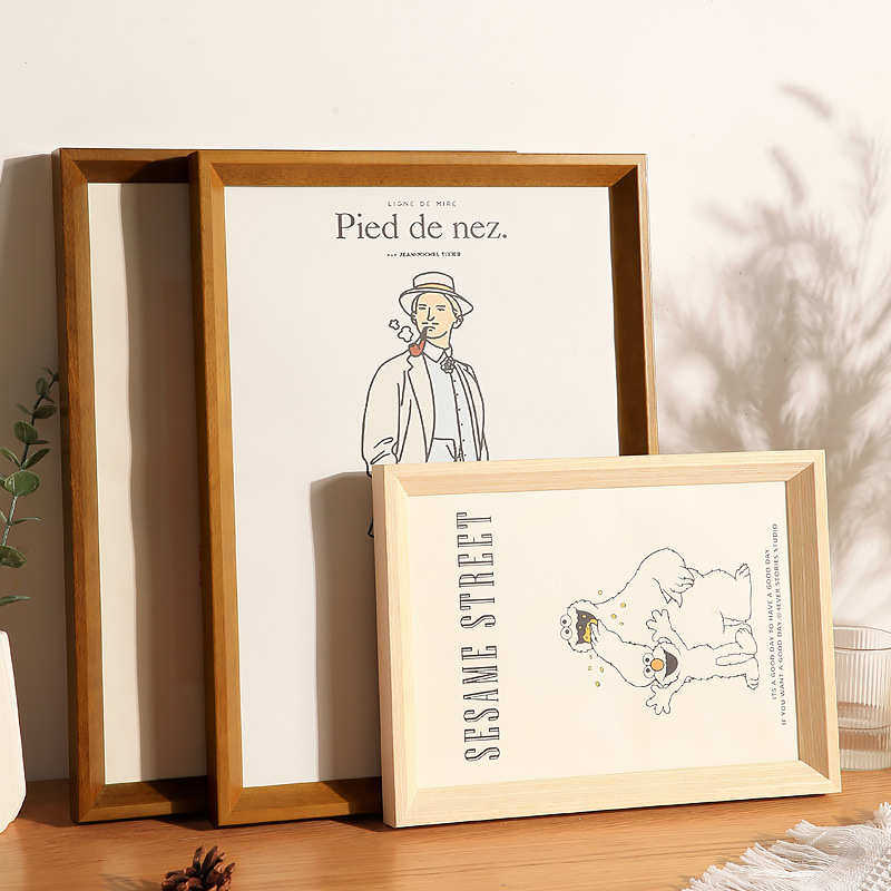 复古实木相框挂墙a4油画画框空框装裱儿童4k8k素描a3框架摆台裱框,家居饰品,相框/画框,淘宝优惠券,粉丝福利购,淘宝优惠卷