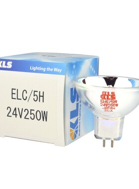 KLS ELC/5H 24V250W 500小时卤素杯灯光学仪器灯泡 AOI设备灯杯