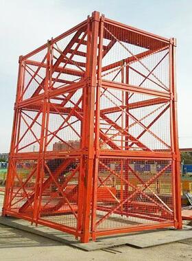 全安全PCH梯合笼重型笼安爬梯组深坑基笼施工脚手架