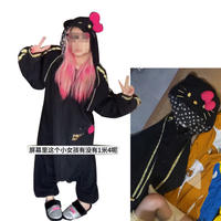 Cartoon Fire Lizard Anime Onesie Adult Cosplay Halloween thumbnail 2