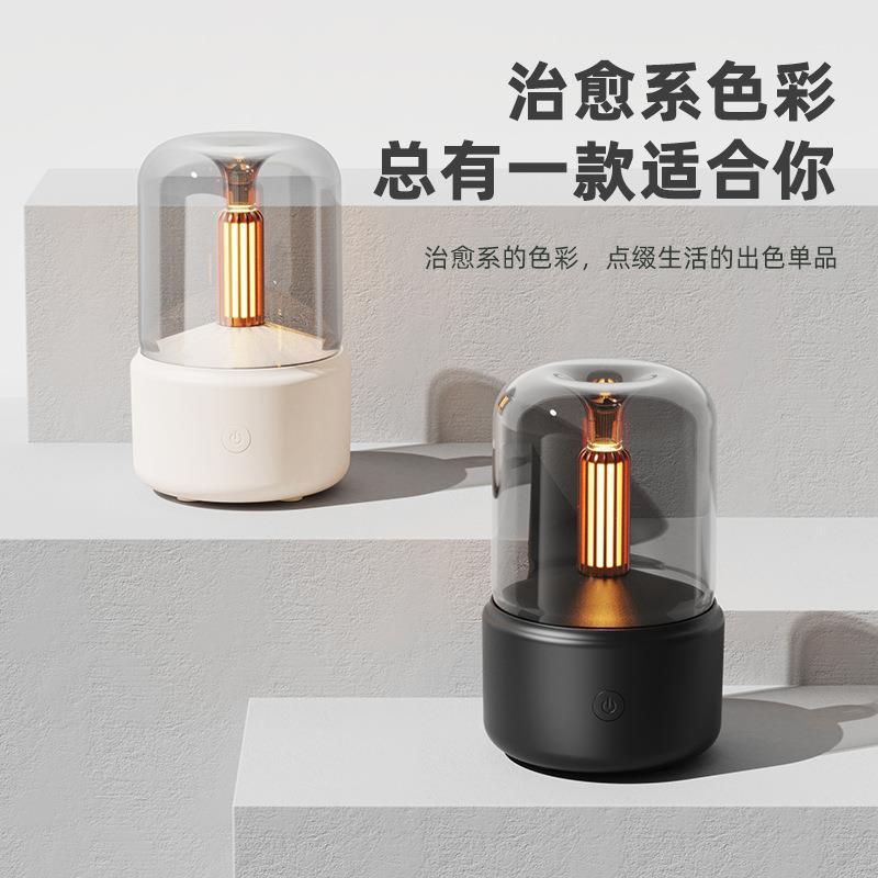 祺赢-创意小夜灯香薰机家用办公雾化精油香薰空气加湿器安神保湿
