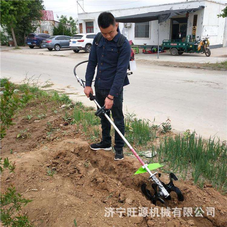 背负式四冲程除草机 侧挂式松土除草机 果树锄地旋耕机