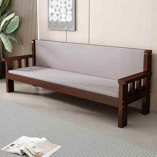 木沙发中式厅家用现代简40031客约小户人型阳台三四人出租房实靠