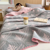 Zhi Su three-layer gauze cover blanket, cotton gauze blanket, multi-functional F5M87567 towel blanket, household bedding sheet function towel blanket thumbnail 4