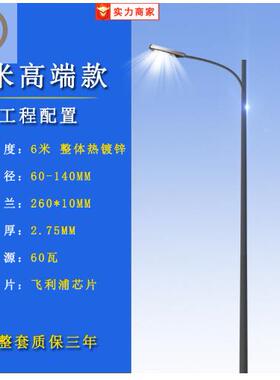 LED路灯路灯杆灯柱户外灯高杆灯道路照明工程球场道路灯路灯杆