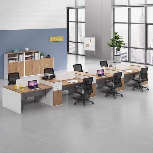 椅简代约现职员办P06公桌组合2/4/6人脑位办公室员工财务电桌卡座