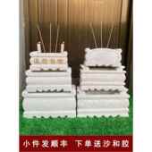 香炉墓石天然方祭桌祠堂蓝石大理石户外香炉