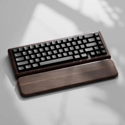 KBDfans客制化机械键盘DUSK67胡桃木外壳带手托 托热插拔套件实木