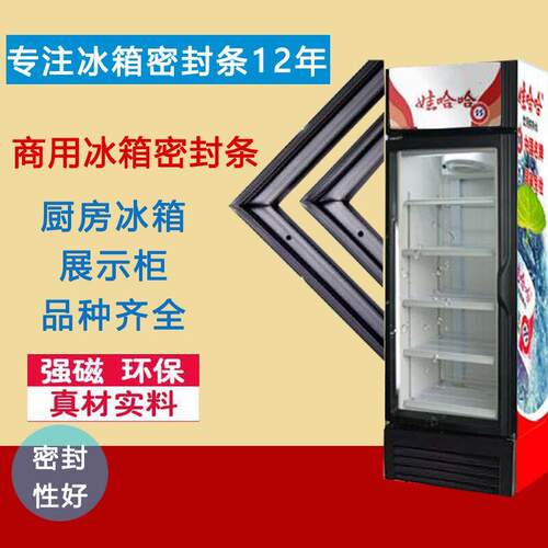科龙立式冷藏展示柜SC-280L8门封条胶条 密封条磁铁条 密封圈配件