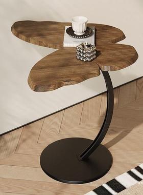 奶油风蝴蝶边21566小茶几创意法式简约卧室床头移桌子动客厅发几