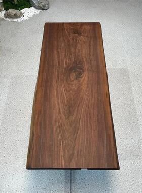 尺寸：181*73.66*5.5北美黑胡桃大板 独板 自然边