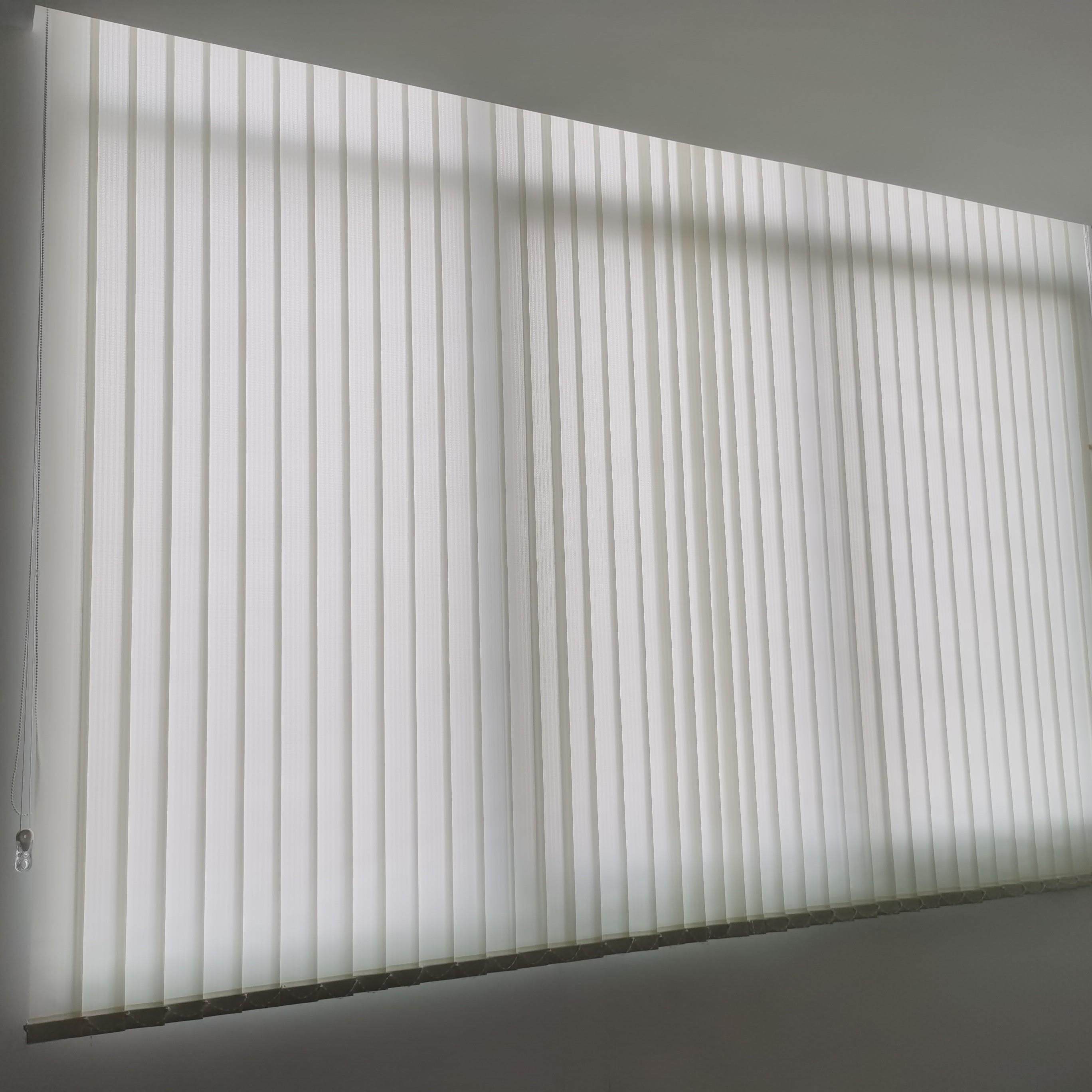 定制百叶窗帘垂直帘办公室客厅阳台遮光手拉竖百叶垂直帘客厅窗帘