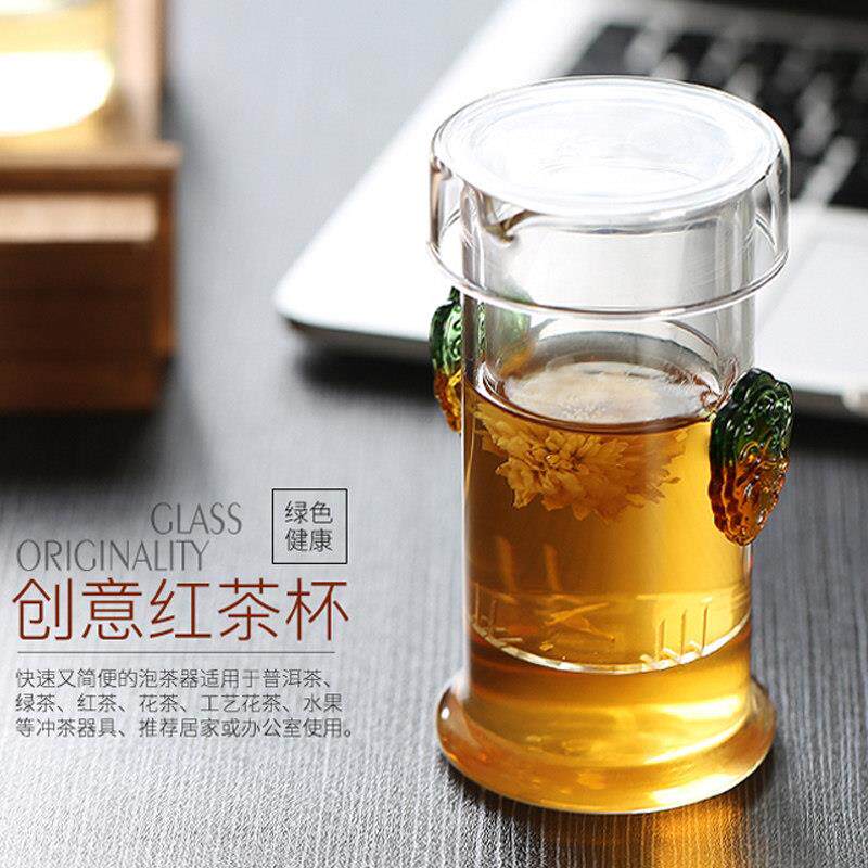 耐热玻璃红茶泡茶器家用过虑双耳杯花茶壶冲茶器大号功夫茶具套装