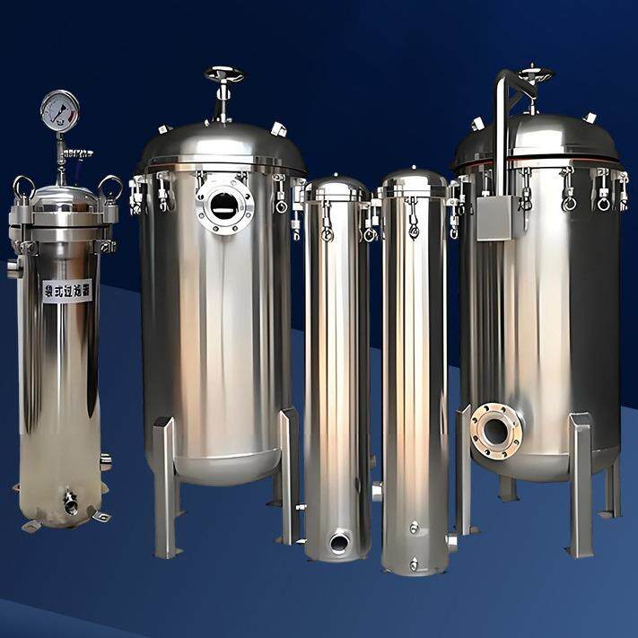 3COH04/3袋16式过滤器 流工业水处理过滤器大量精密锈钢过滤器厂