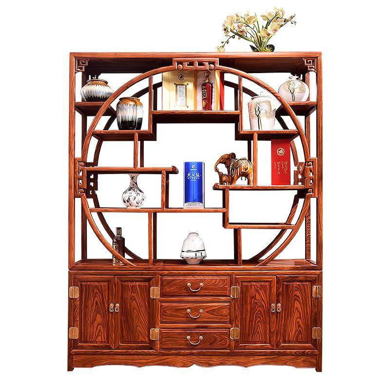 红木家具非洲黄花梨五福博古架刺猬紫檀多宝阁隔断古董柜中式实木,住宅家具,多宝格/博古架,淘宝优惠券,粉丝福利购,淘宝优惠卷