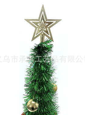 pet茜草圣诞.圣诞树球伸缩/可折叠绿色158m.1装饰新款毛条