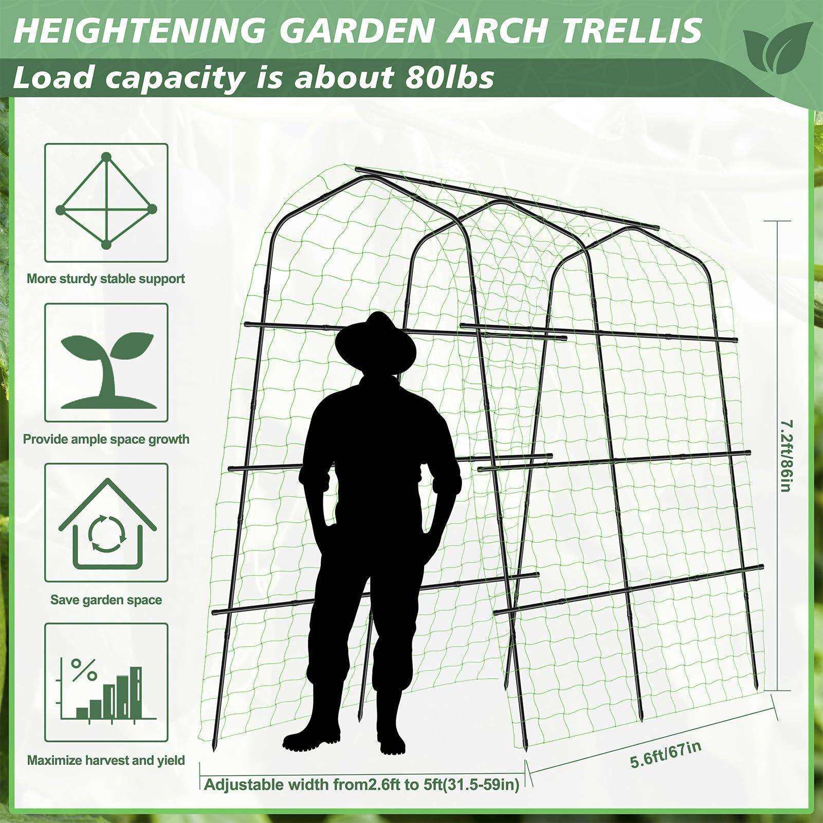 跨境热卖大型植物爬藤架黄瓜架南瓜架冬瓜架田园藤蔓绿植果蔬