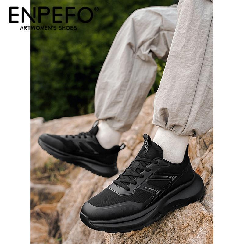 ENPEFO【法式】跑步鞋男鞋夏季2026新款透气运防泼水动鞋休闲鞋子