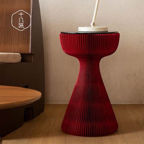 十八纸客厅轻奢沙发边几小茶几玻璃面创意艺术桌子迷你床头置物架