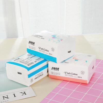 Household 4-ply thickened wooden pulp facial tissue, economi