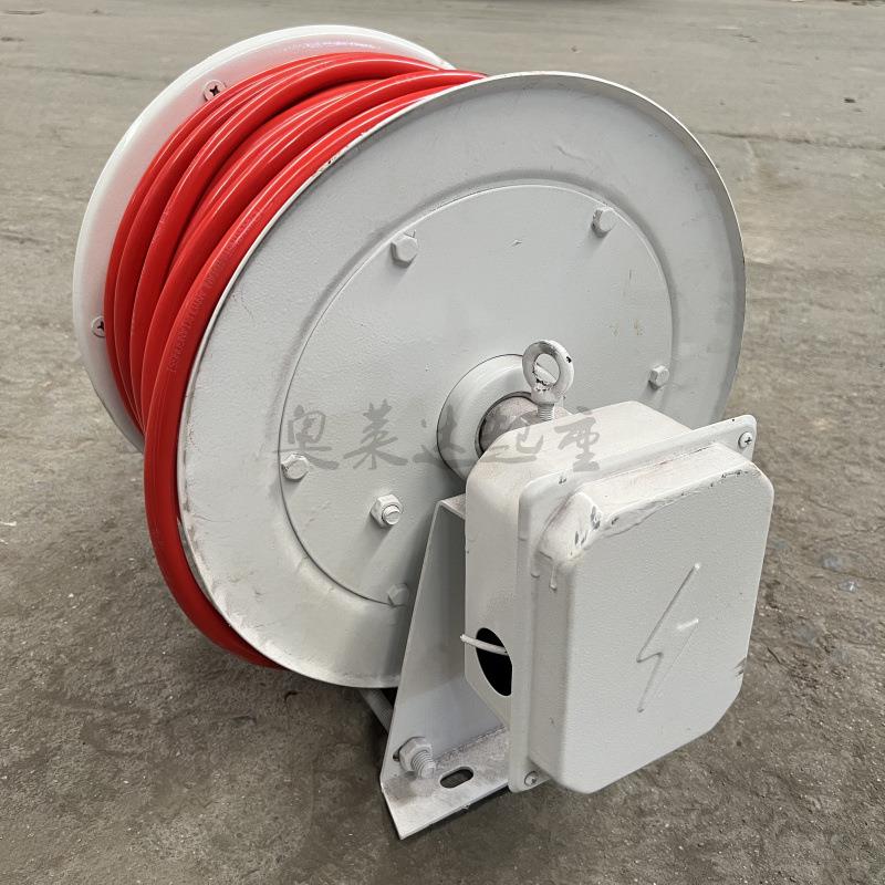 实体工厂JTDA弹簧电缆卷筒龙门吊放线卷线电缆卷筒