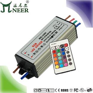 内控渐变多变 保3年终身维护 AC24V 低压RGBW水底灯电源 6串4并