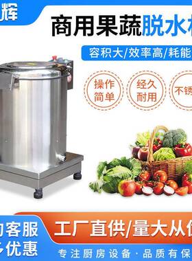 大容量果菜脱水机商用不锈钢离心甩水机甩干机厂家