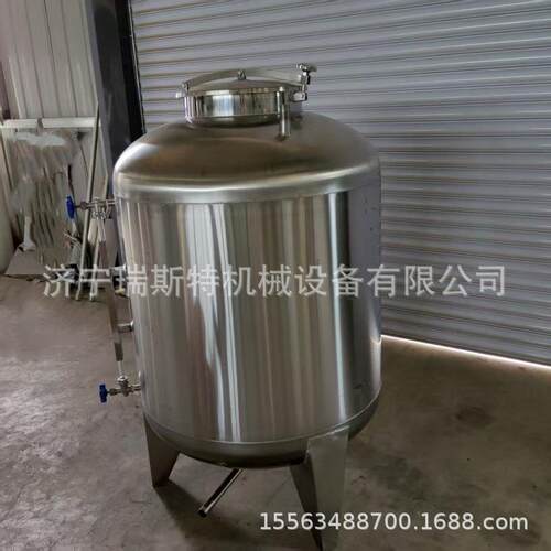 1千斤立式桂花酒苹果酒储存罐白酒黄酒暂存容器不锈钢储酒罐